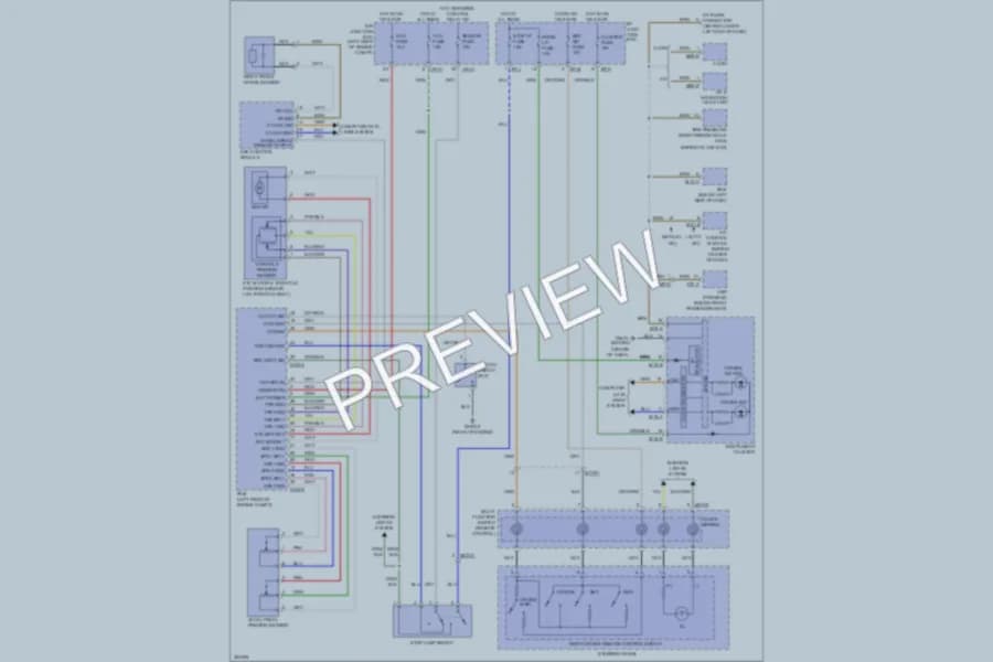 2012 Hyundai SantaFe Cruise Control wiring diagram preview