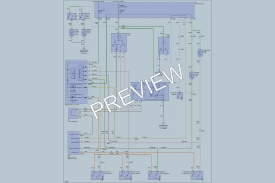 2012 Hyundai SantaFe Interior Lights wiring diagram preview