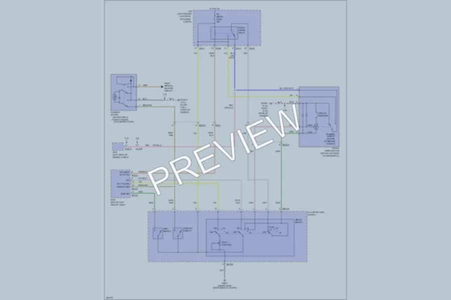 2012 Hyundai SantaFe Wiper Washer wiring diagram preview