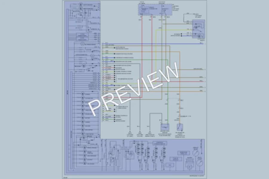 2012 Hyundai Sonata Instrument Cluster wiring diagram preview
