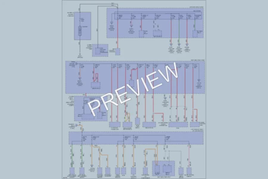 2012 Hyundai Sonata Power Distribution wiring diagram preview