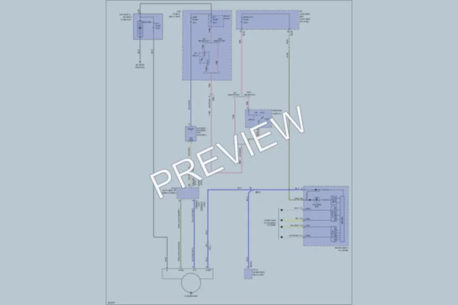 2012 Hyundai Sonata Starting Charging wiring diagram preview
