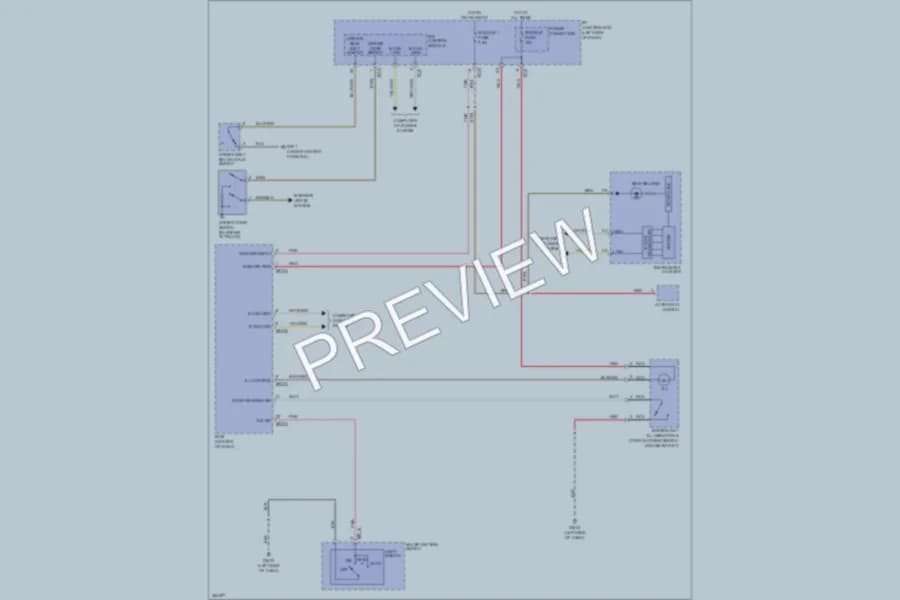 2012 Hyundai Sonata Warning Systems wiring diagram preview
