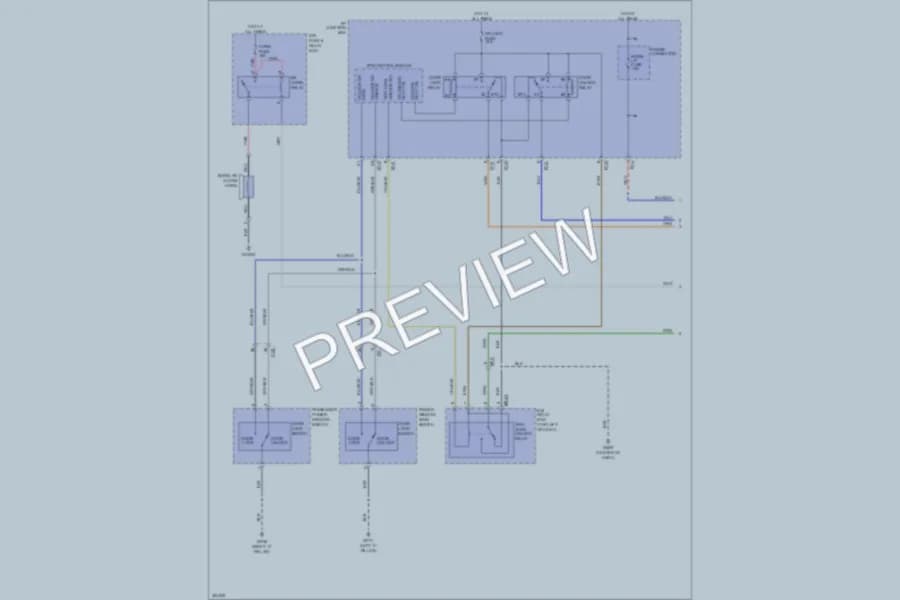 2012 Hyundai Tucson Anti Theft wiring diagram preview