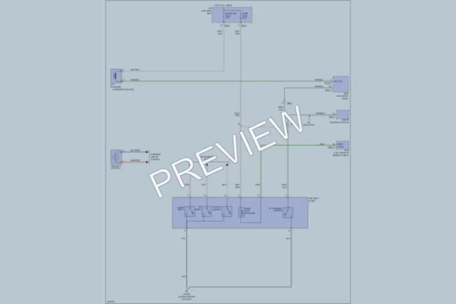 2012 Hyundai Tucson Shift Interlock wiring diagram preview