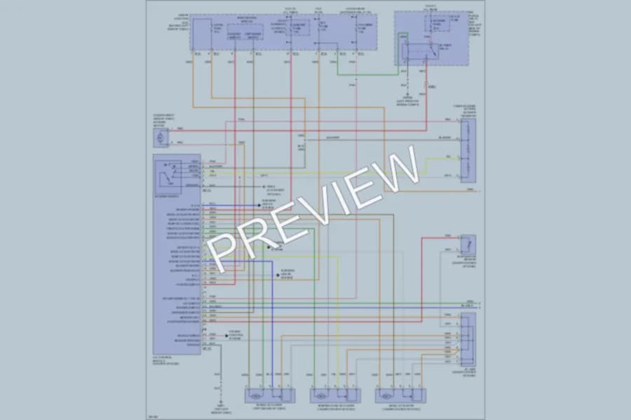 2012 Hyundai Veloster Air Conditioning wiring diagram preview