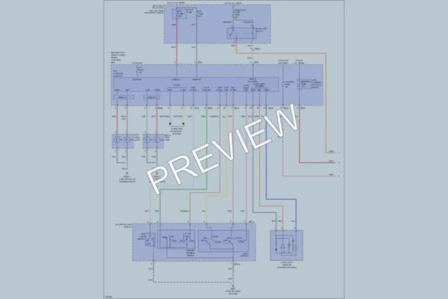 2012 Hyundai Veloster Headlights wiring diagram preview