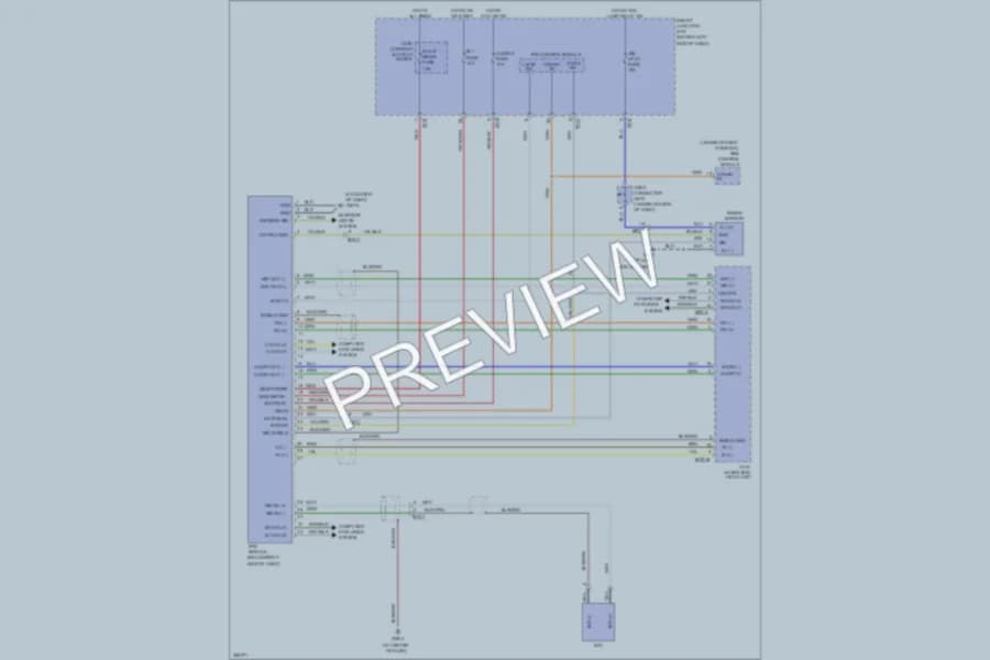 2012 Hyundai Veloster Navigation wiring diagram preview