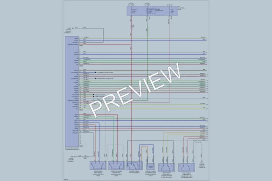 2012 Hyundai Veracruz Memory Systems wiring diagram preview