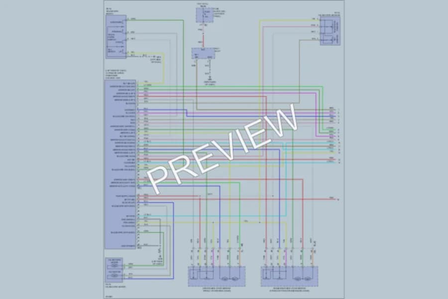 2012 Infiniti EX35 Memory Systems wiring diagram preview