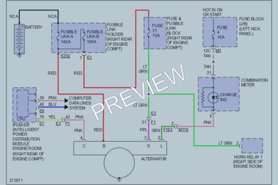 2012 Infiniti EX35 Starting Charging wiring diagram preview