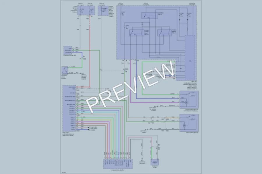 2012 Infiniti EX35 Wiper Washer wiring diagram preview
