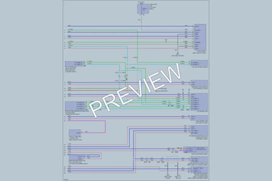 2012 Infiniti FX35 Computer Data Lines wiring diagram preview