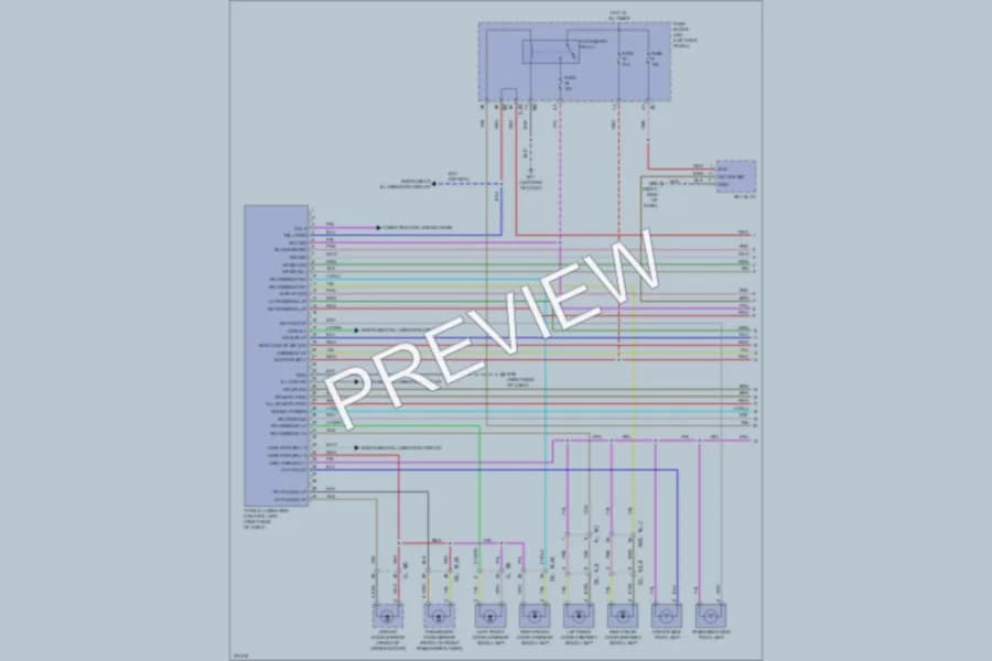 2012 Infiniti FX35 Interior Lights wiring diagram preview
