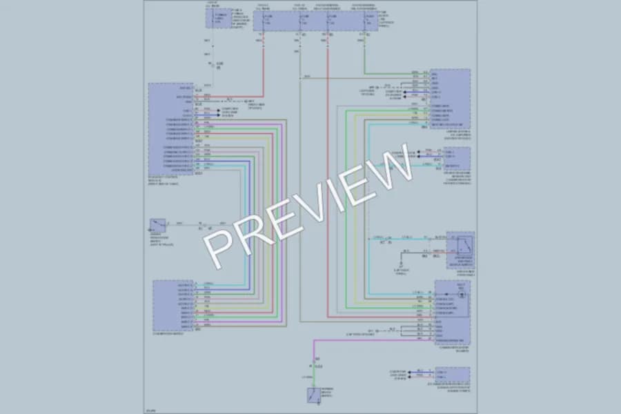 2012 Infiniti FX35 Warning Systems wiring diagram preview