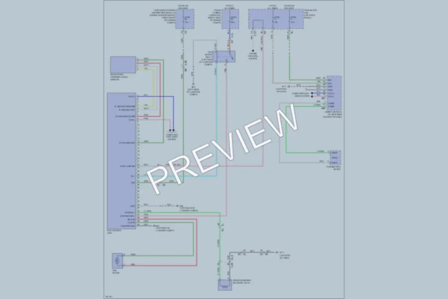 2012 Infiniti FX50 Electronic Power Steering wiring diagram preview