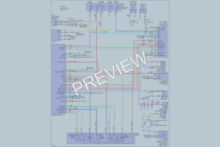 2012 Infiniti G25 Instrument Cluster wiring diagram preview