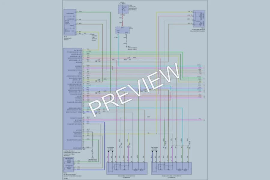 2012 Infiniti G25 Memory Systems wiring diagram preview