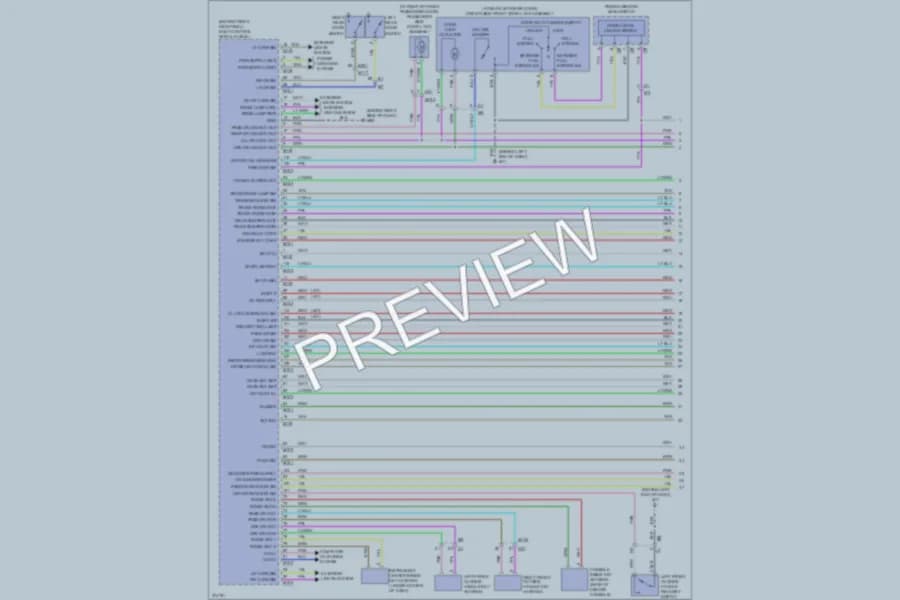 2012 Infiniti G25 Power Door Locks wiring diagram preview