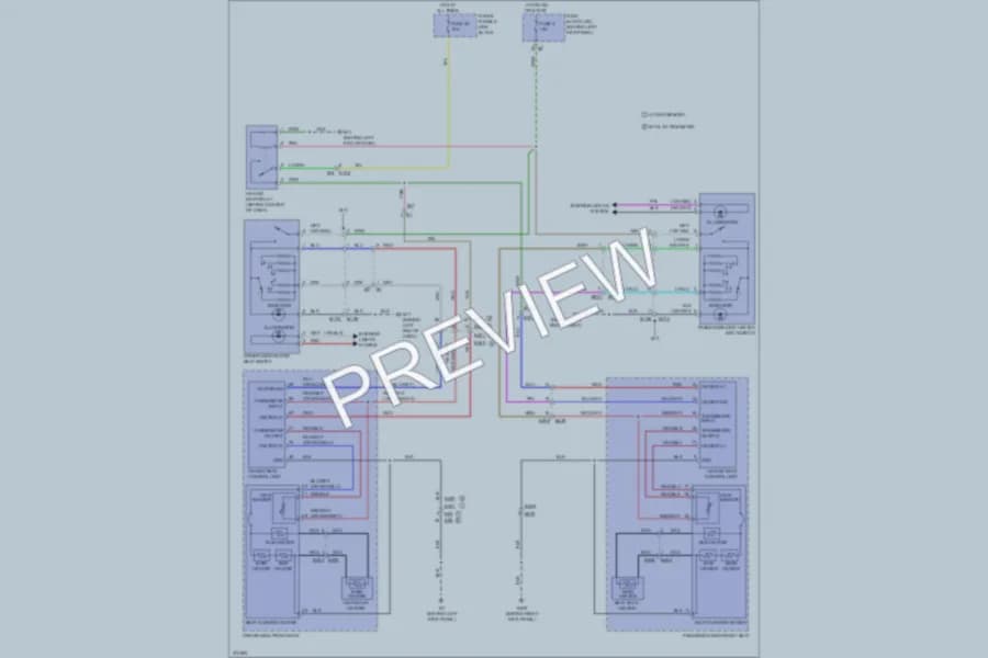 2012 Infiniti G25 Power Seats wiring diagram preview