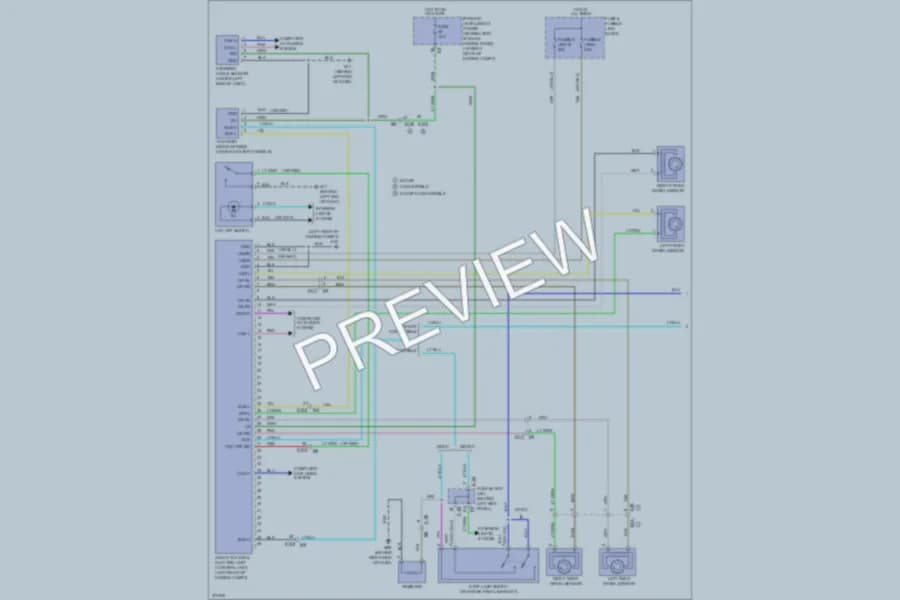 2012 Infiniti G25x Anti Lock Brakes wiring diagram preview