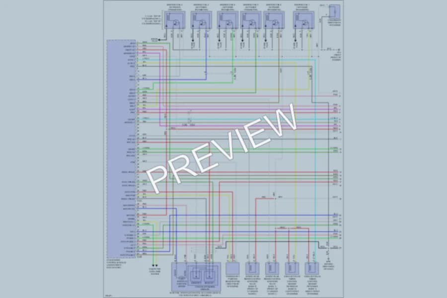 2012 Infiniti G25x Engine Performance wiring diagram preview