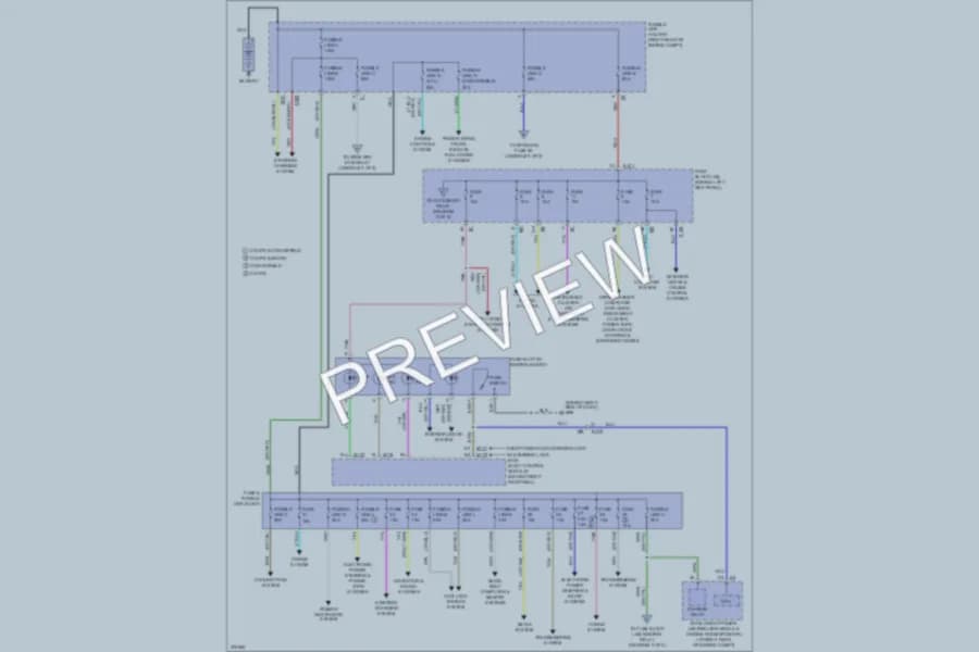 2012 Infiniti G37 Power Distribution wiring diagram preview