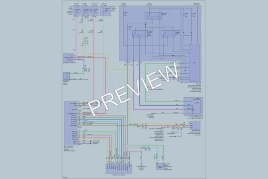 2012 Infiniti G37x Wiper Washer wiring diagram preview