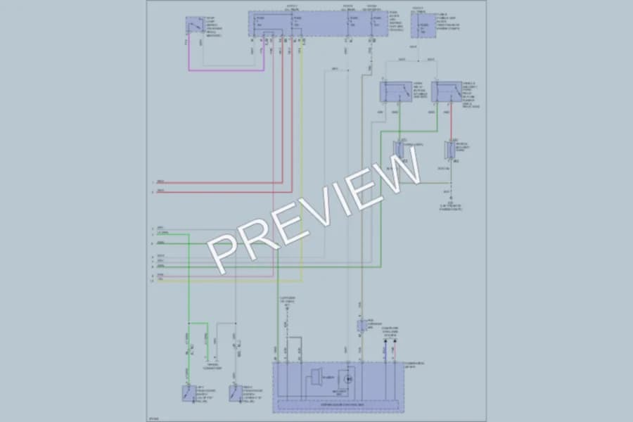 2012 Infiniti M37 Anti Theft wiring diagram preview