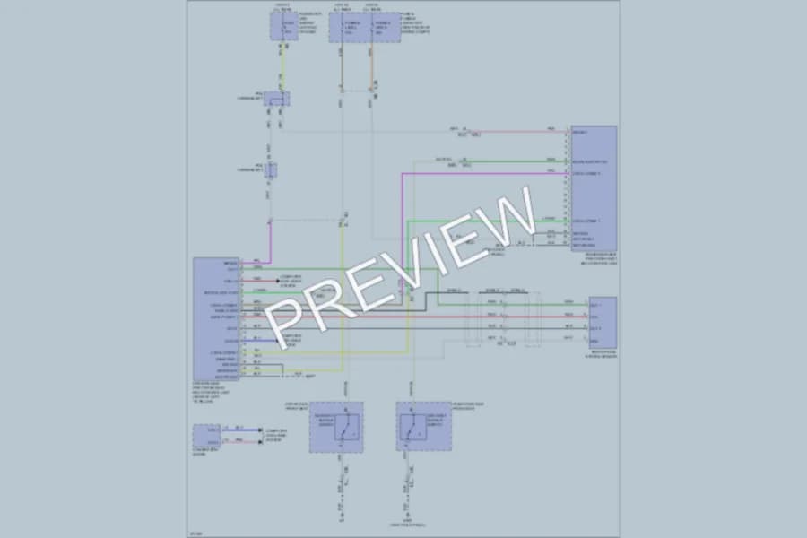 2012 Infiniti M37 Passive Restraints wiring diagram preview