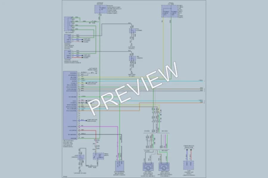 2012 Infiniti M37x Anti Lock Brakes wiring diagram preview