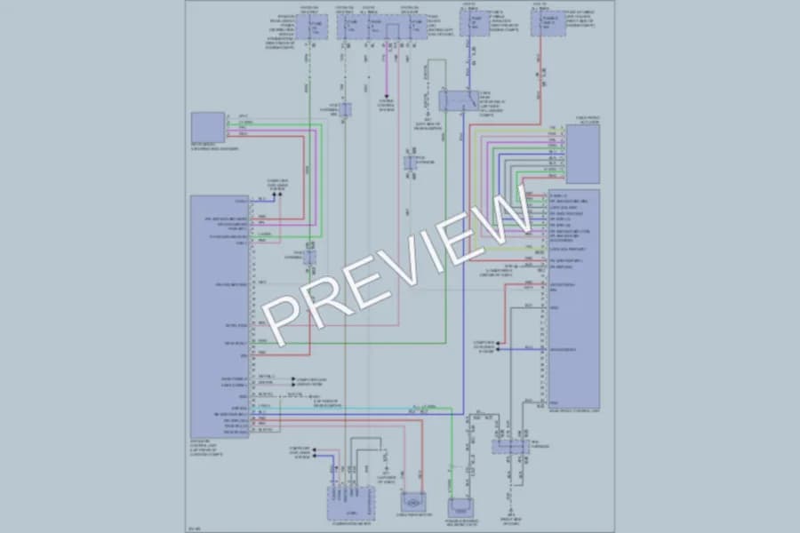 2012 Infiniti M37x Electronic Power Steering wiring diagram preview