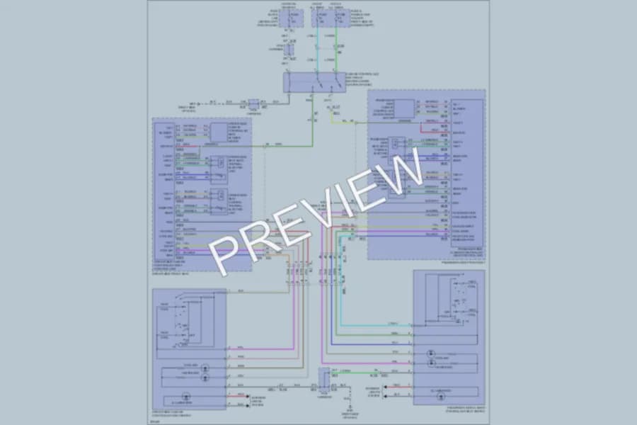 2012 Infiniti M37x Power Seats wiring diagram preview