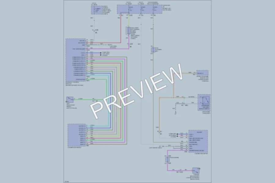 2012 Infiniti M37x Warning Systems wiring diagram preview