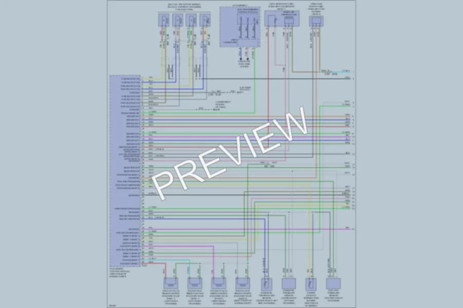 2012 Infiniti M56 Engine Performance wiring diagram preview