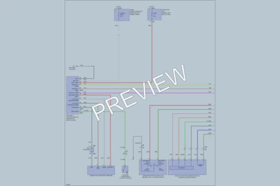 2012 Infiniti M56 Power Windows wiring diagram preview