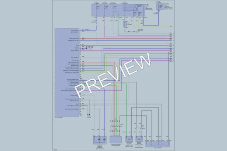 2012 Infiniti M56x Air Conditioning wiring diagram preview
