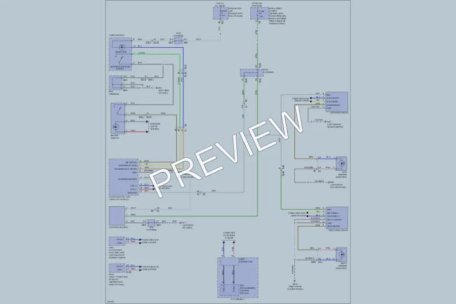 2012 Infiniti M56x Navigation wiring diagram preview