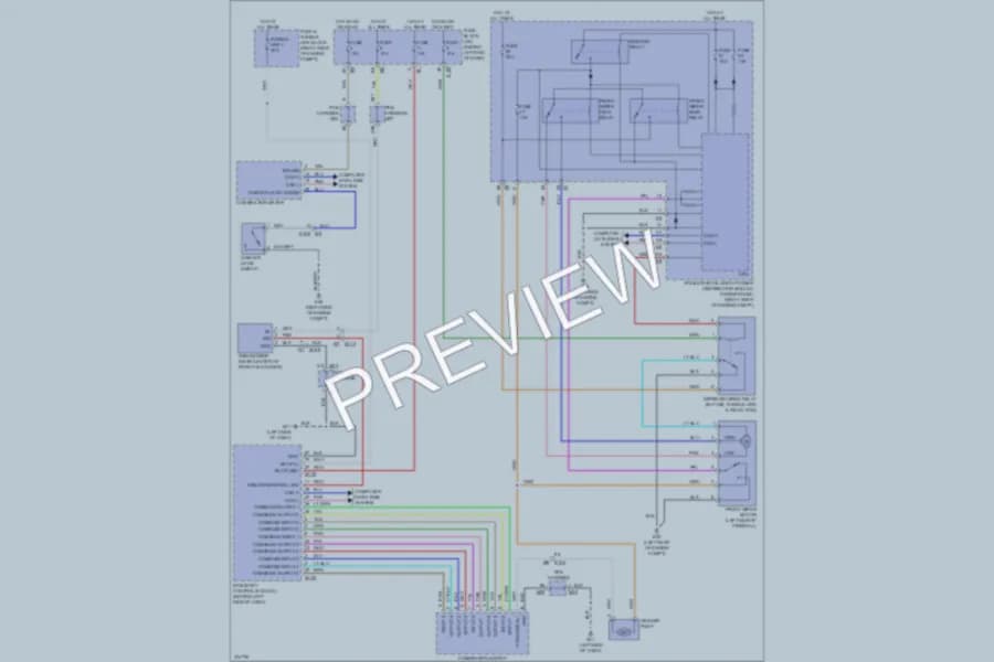 2012 Infiniti M56x Wiper Washer wiring diagram preview