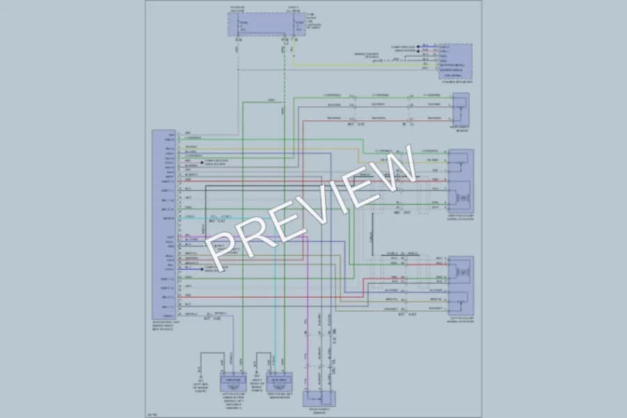 2012 Infiniti QX56 Headlights wiring diagram preview