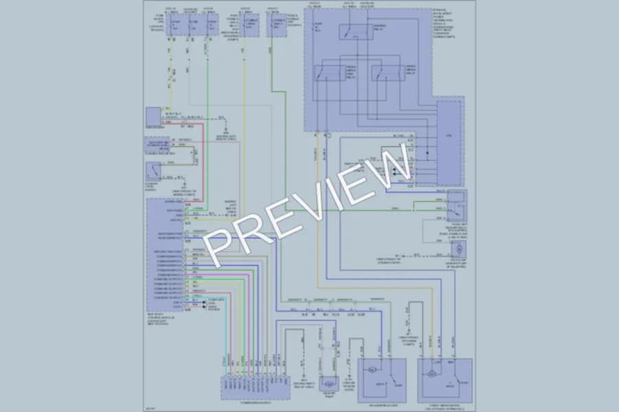 2012 Infiniti QX56 Wiper Washer wiring diagram preview