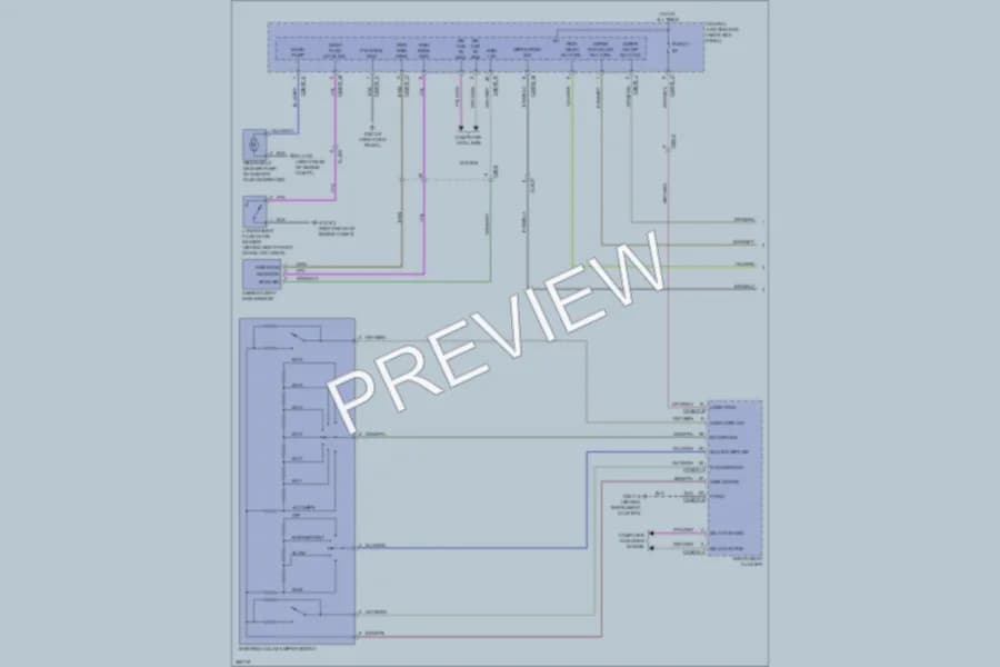 2012 Jaguar XF Wiper Washer wiring diagram preview
