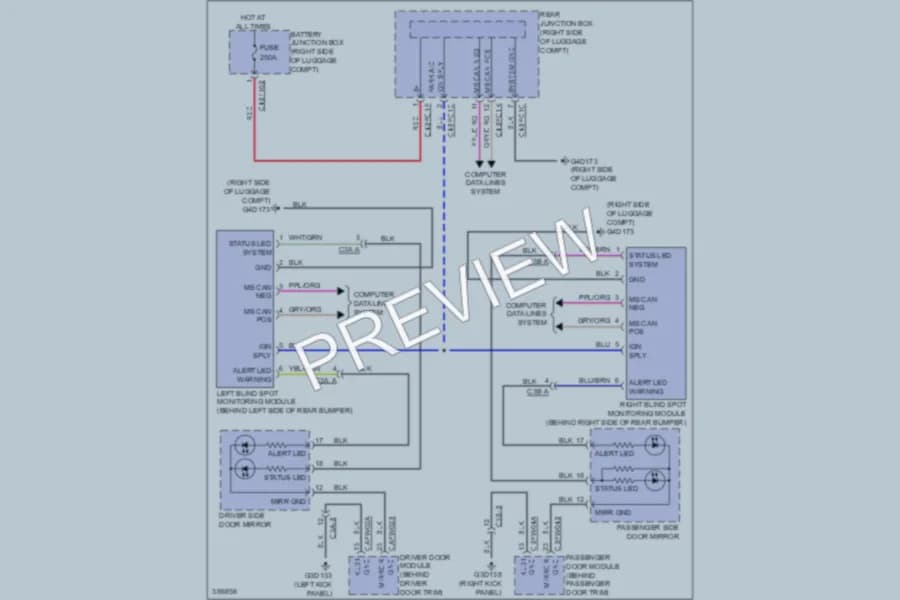 2012 Jaguar XFR Navigation wiring diagram preview