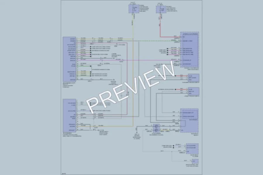 2012 Jaguar XFR Transmission wiring diagram preview