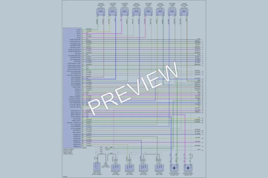 2012 Jaguar XJ Engine Performance wiring diagram preview