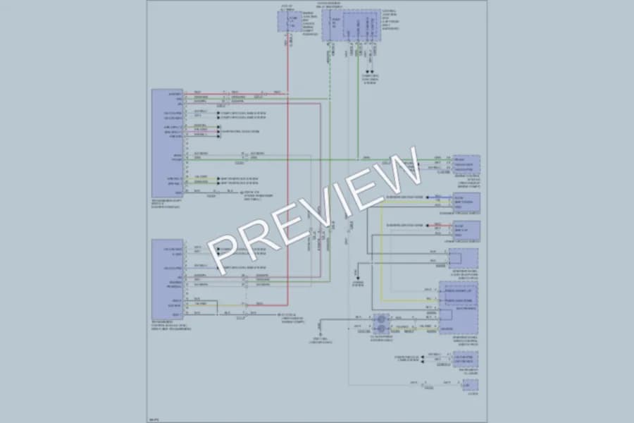 2012 Jaguar XJ Transmission wiring diagram preview
