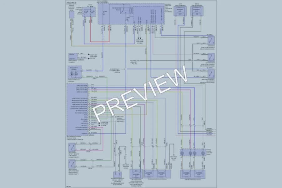 2012 Jaguar XJL Supplemental Restraints wiring diagram preview