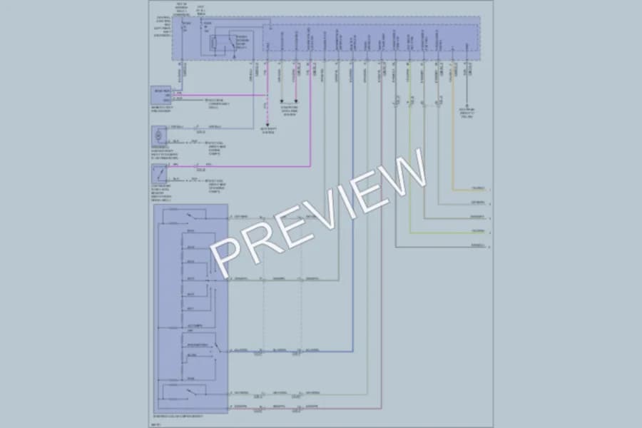 2012 Jaguar XJLSupercharged Wiper Washer wiring diagram preview