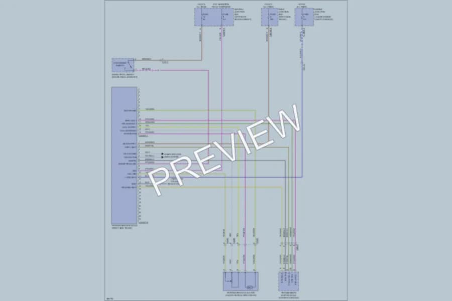 2012 Jaguar XJLSupersport Shift Interlock wiring diagram preview