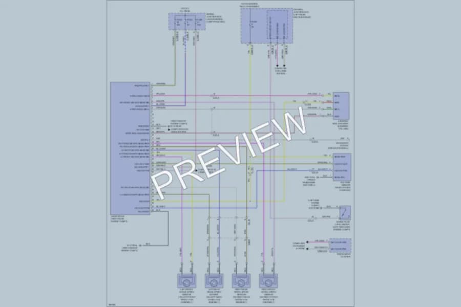 2012 Jaguar XJSupercharged Anti Lock Brakes wiring diagram preview